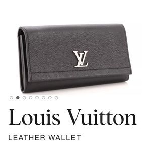 Louis Vuitton Wallet Taurillon Leather Noir Black- Excellent Condition!